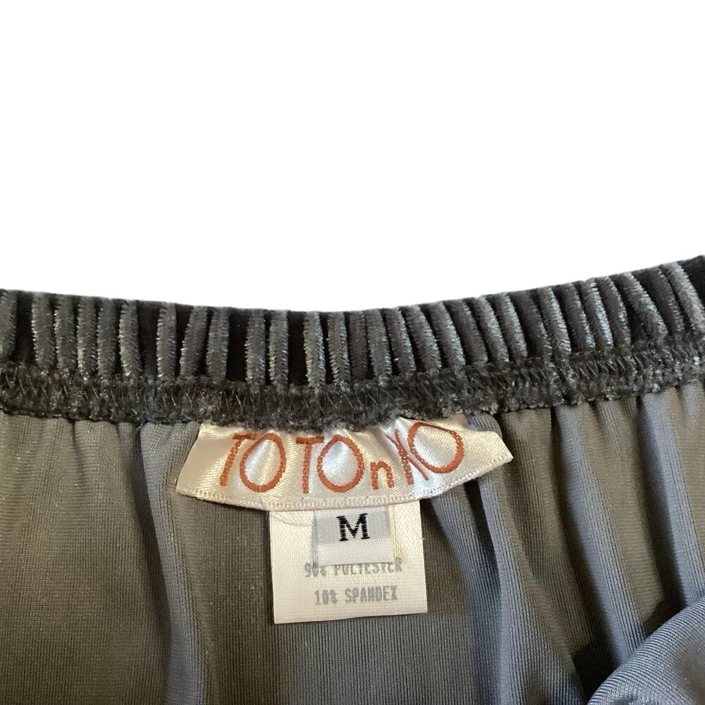 ToTonKo Velour Outfit Silver Size M - Image 8