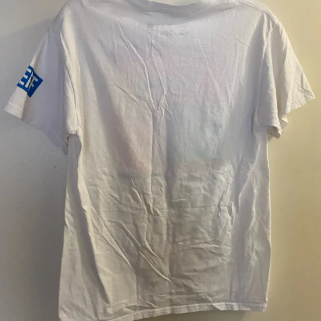 Neff Disney White T Shirt M Rainbow Block Mickey Mouse Face Graphic Chest 36” - Image 5