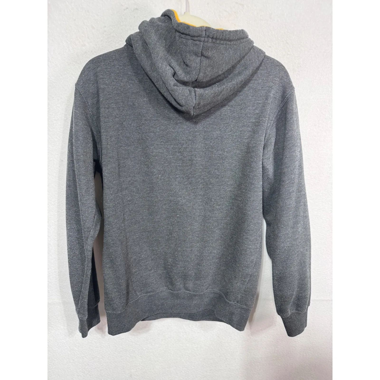 NDSU Bison Hoodie Collegiate Gray Yellow Pullover Athletic Sweatshirt Size S - Image 6