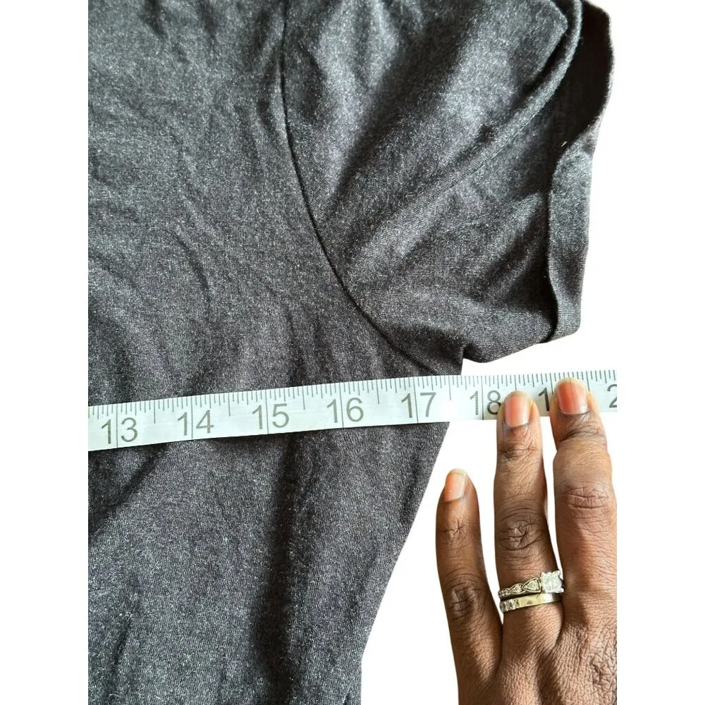 Anthropologie Short Sleeve Cinched Waist Ruched Midi Dress Career Office Slit - Image 7