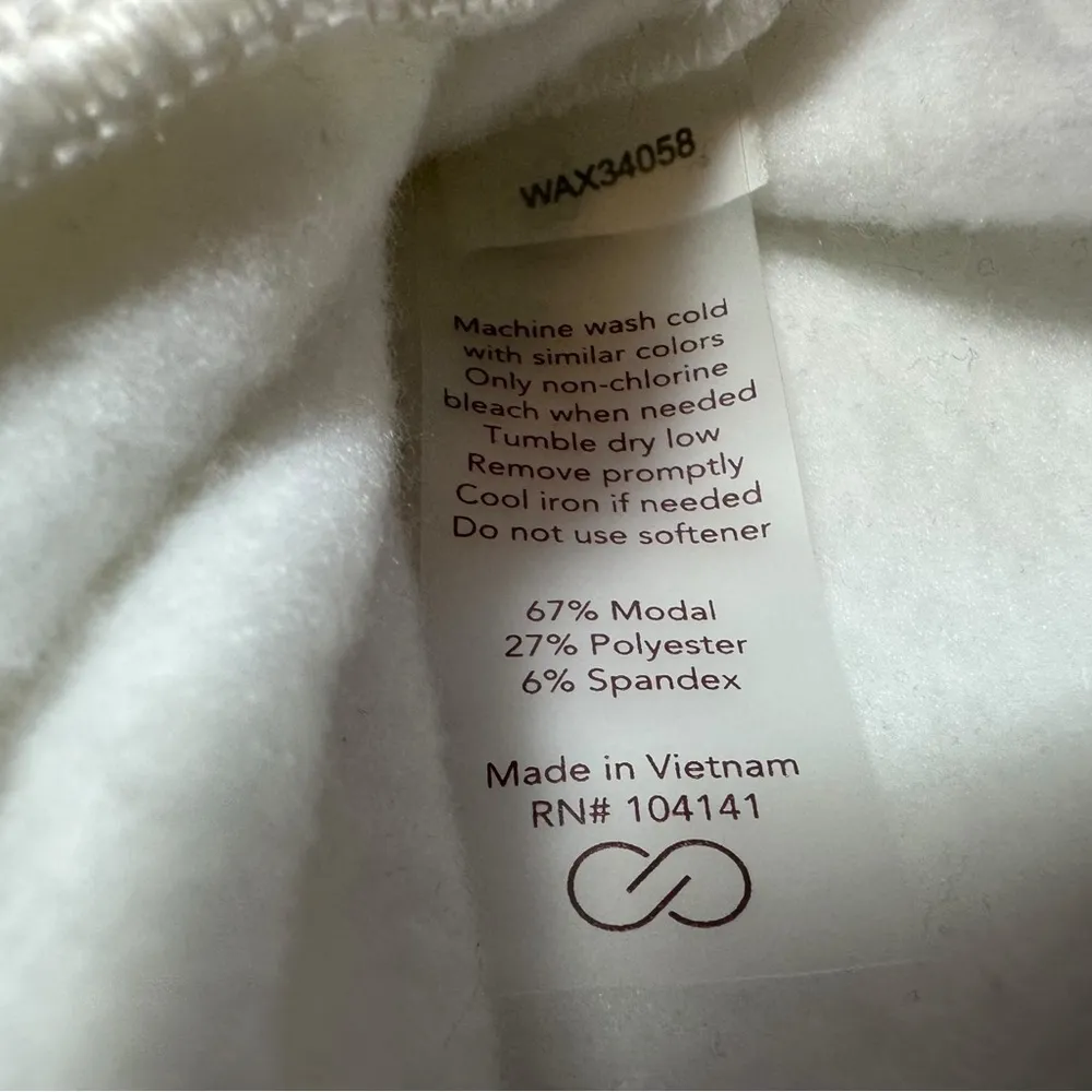 Calia Athletic Extended Shoulder Pull Over Sweater White Ivory Size XL - Image 6