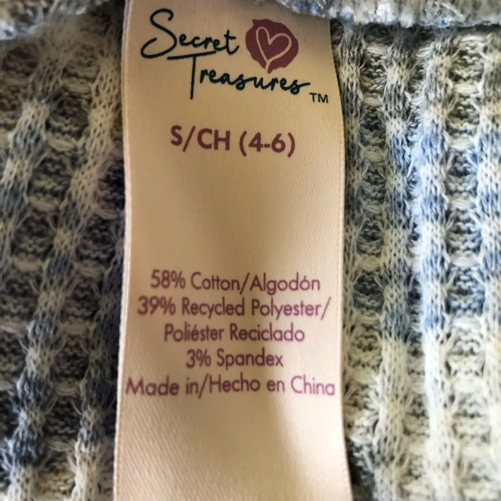 Womens SECRET TREASURES Waffle Camo Sleep Jogger Size Small 4-6 Pockets New - Image 4