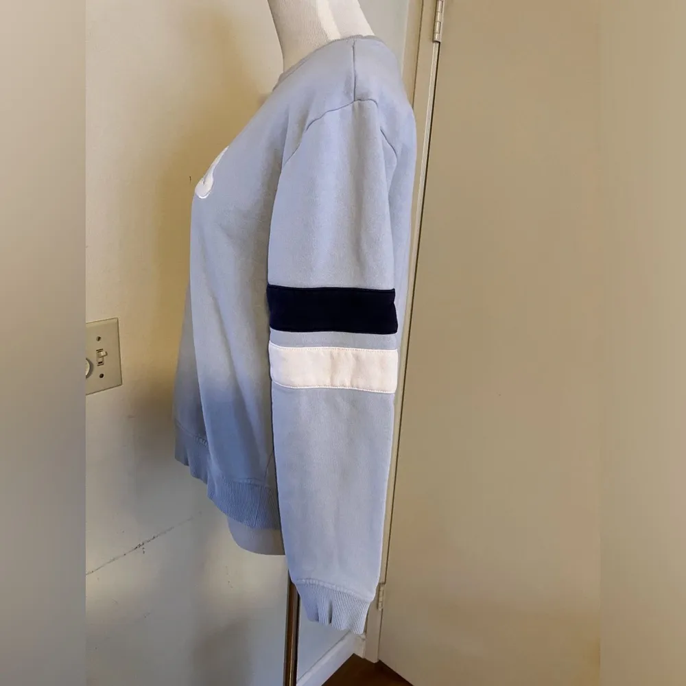 Vintage Baby Blue Fila Sweatshirt - Image 5