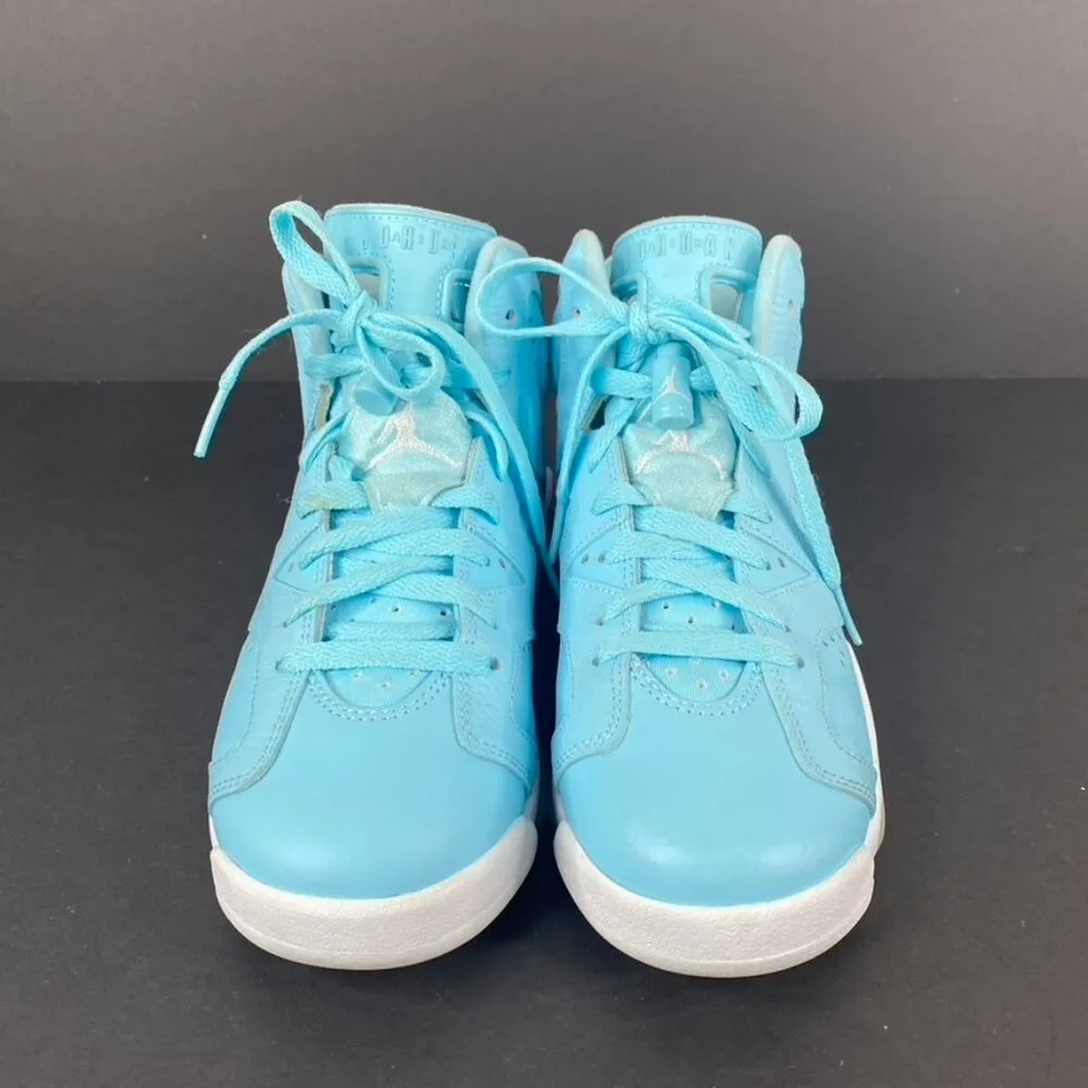 Air Jordan 6 Retro Pantone GG Still Blue Sneakers Size 5.5Y/Womens 7 - Image 2