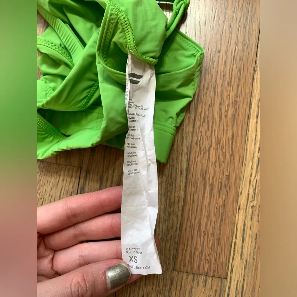 Fabletics green bralette xs - Image 4