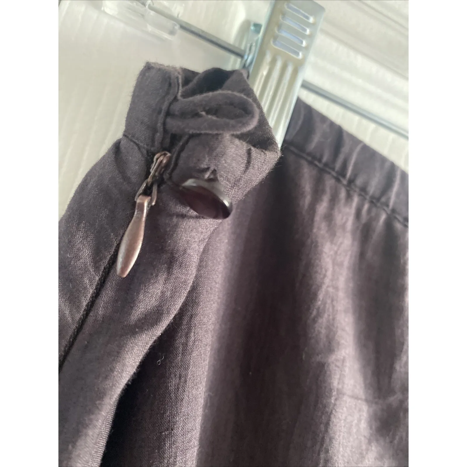 New Direction Women's Brown Tiered Festival Peasant Skirt 100% Cotton Large Boho - Image 6