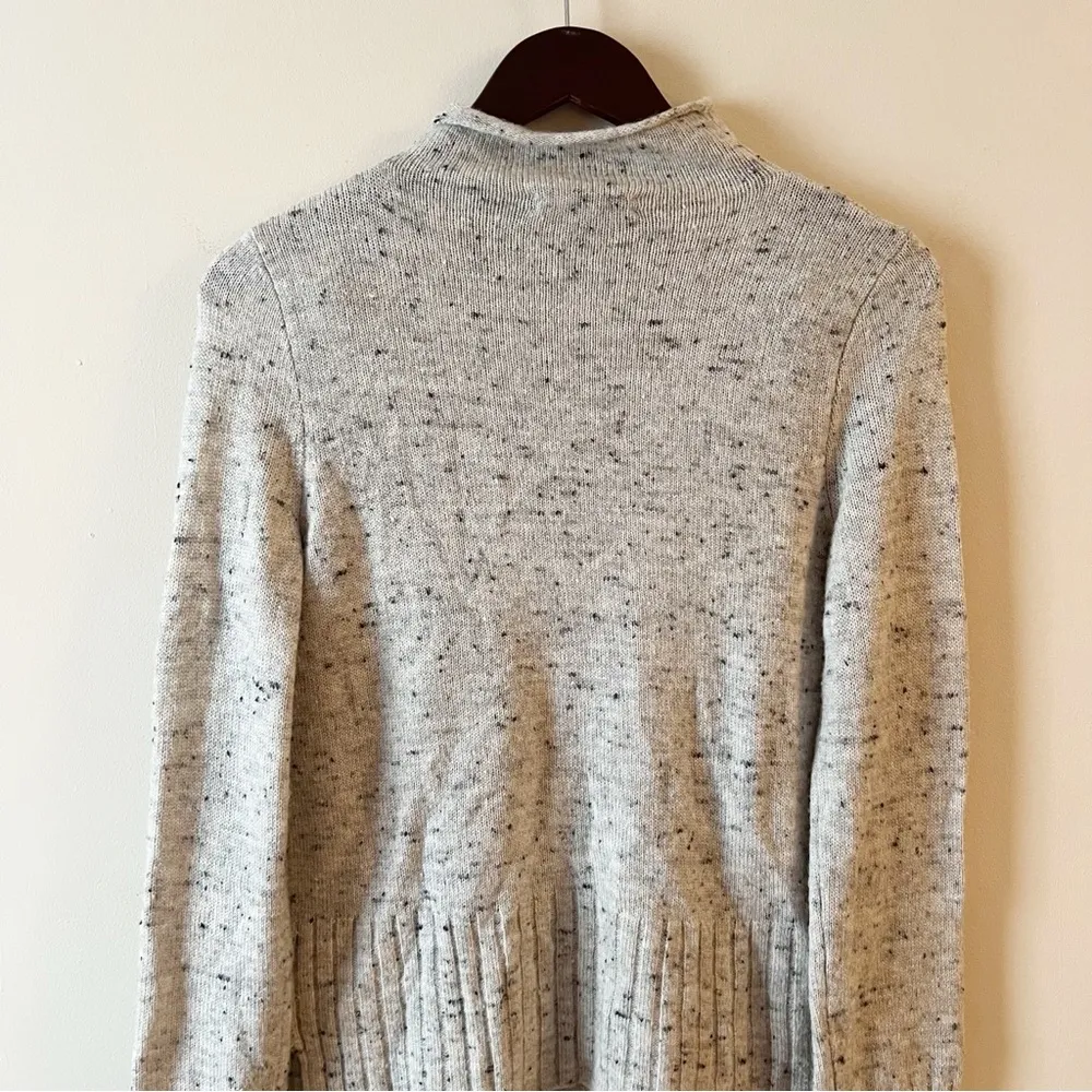 Madewell Donegal Inland Gray Coziest Yarn Turtleneck Sweater K5410 EUC Small - Image 8
