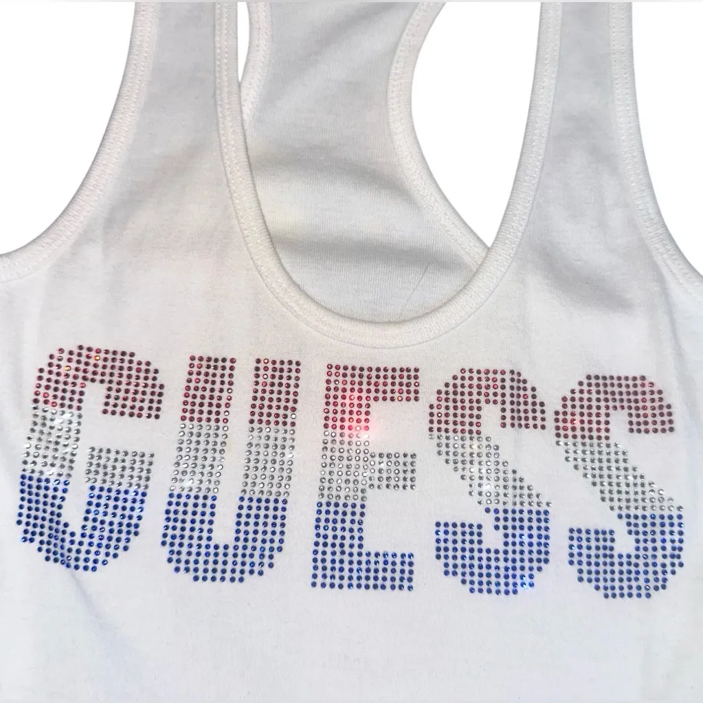 Y2K GUESS Sequins Tank Top! - Image 2