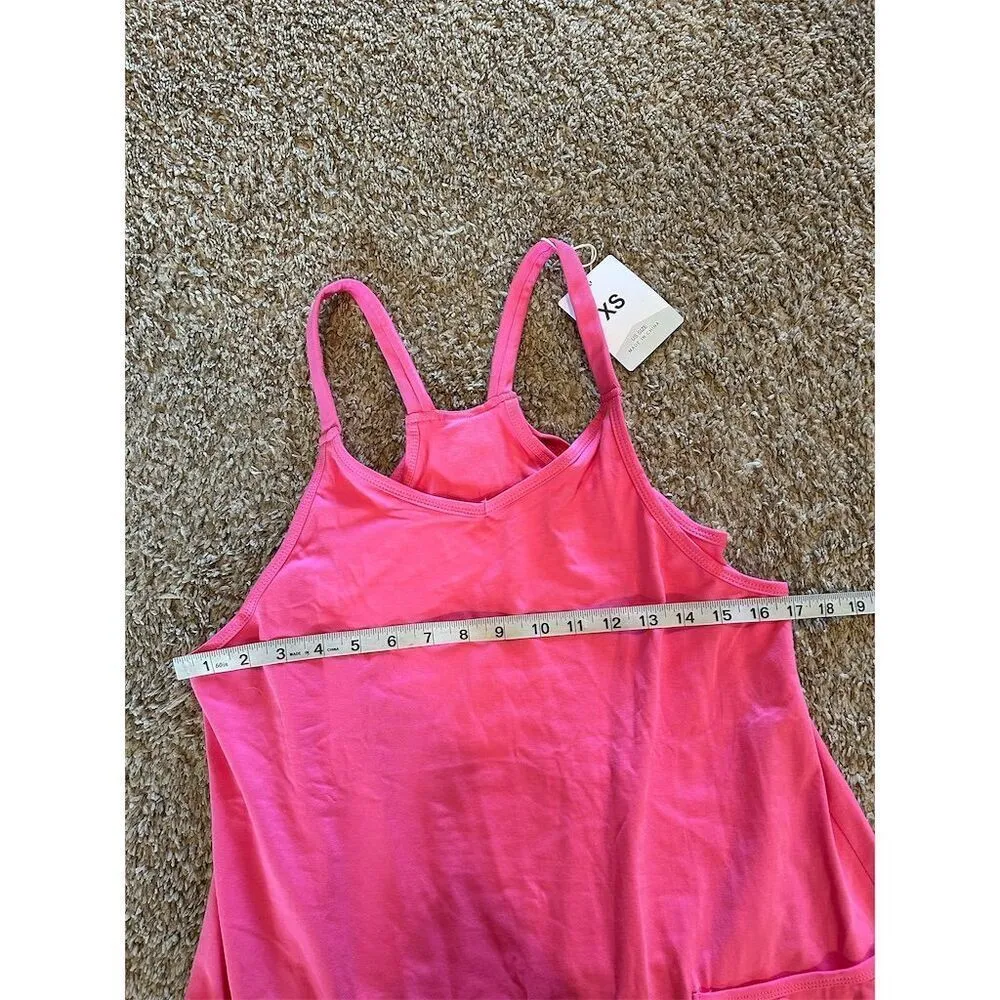 Women's XS Multicolor Sleeveless Mini Dress w/ Built - Image 10