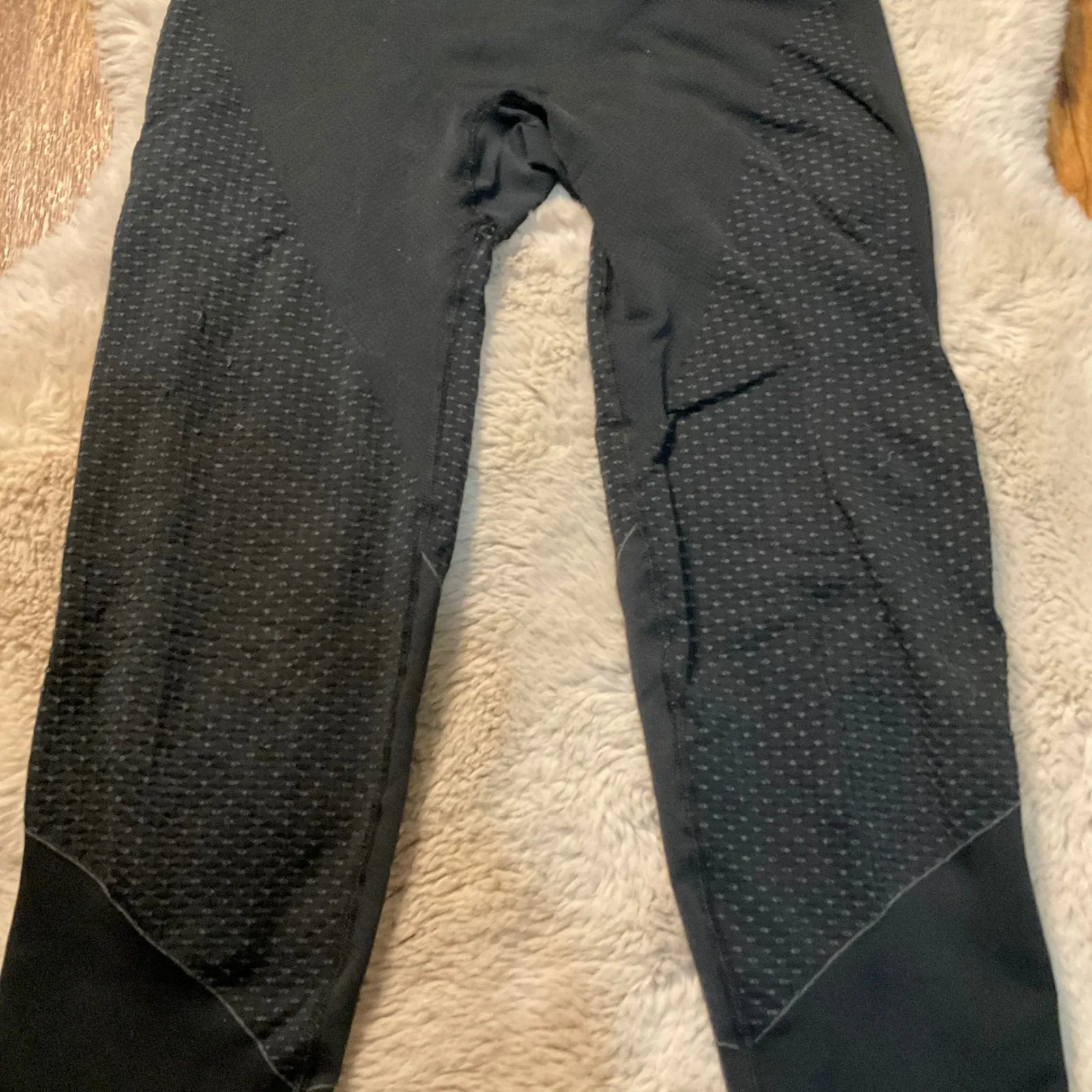 Odlo Base‎ Layer Pants Women's Size Large Black Compression Running Leggings - Image 3