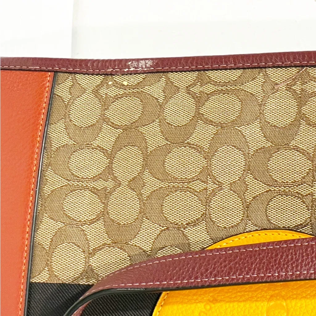 Coach 1917 Dempsey Tote In Signature Jacquard With Stripe And Coach Patch - Image 3