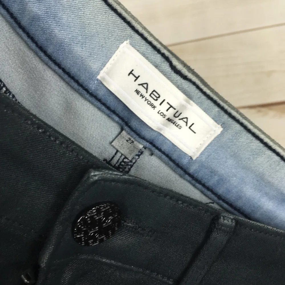 Habitual Wax Coated Ankle Zipper Skinny - Image 3