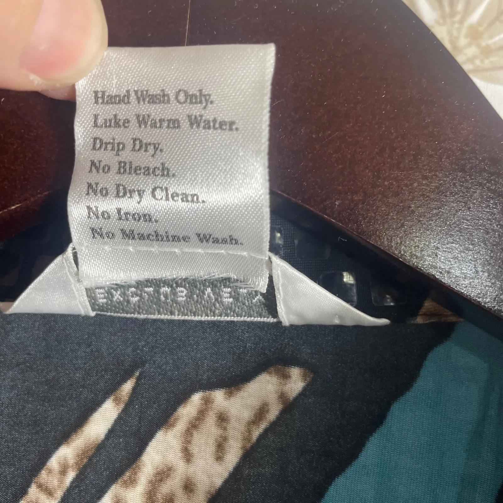 Misook Sequin Animal Print Jacket Zip Front Black Teal Gold Large‎ Made in Korea - Image 5