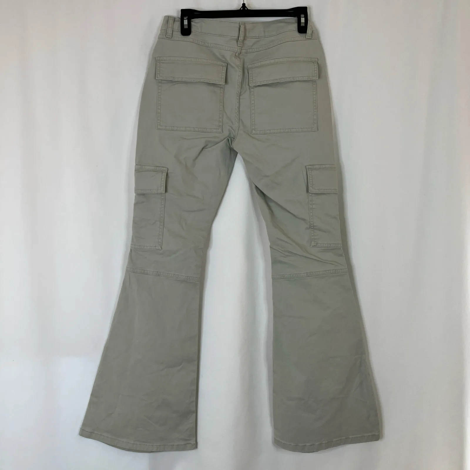 Arizona Jean Co. | Beige Moonstone Flare Cargo Pants Cotton Juniors 5 - Image 4