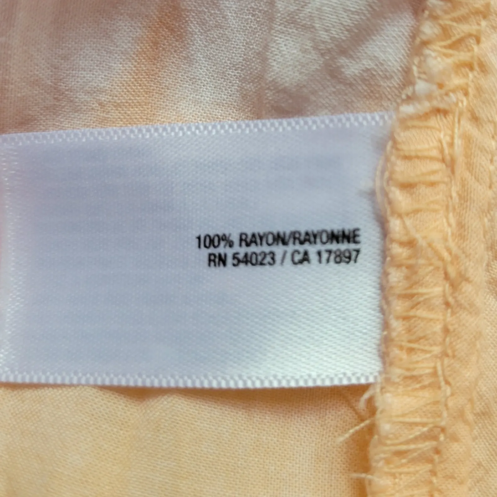 Ombre Peasant Top Summer Beachy Boho Hippie‎ Tie Dye Lightweight Groovy Size M - Image 5