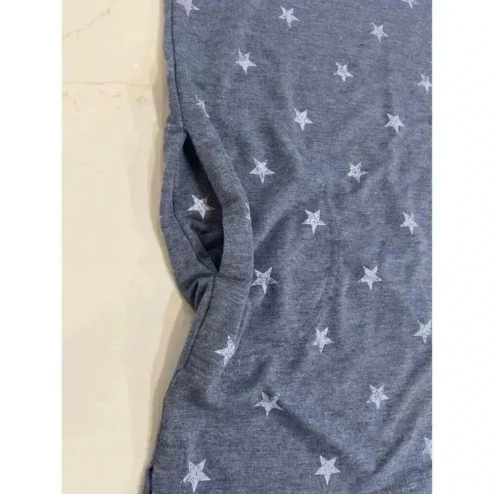 Jane and Delancey Blue White Star Print Tank Top Dress Women’s Size XS - Image 3