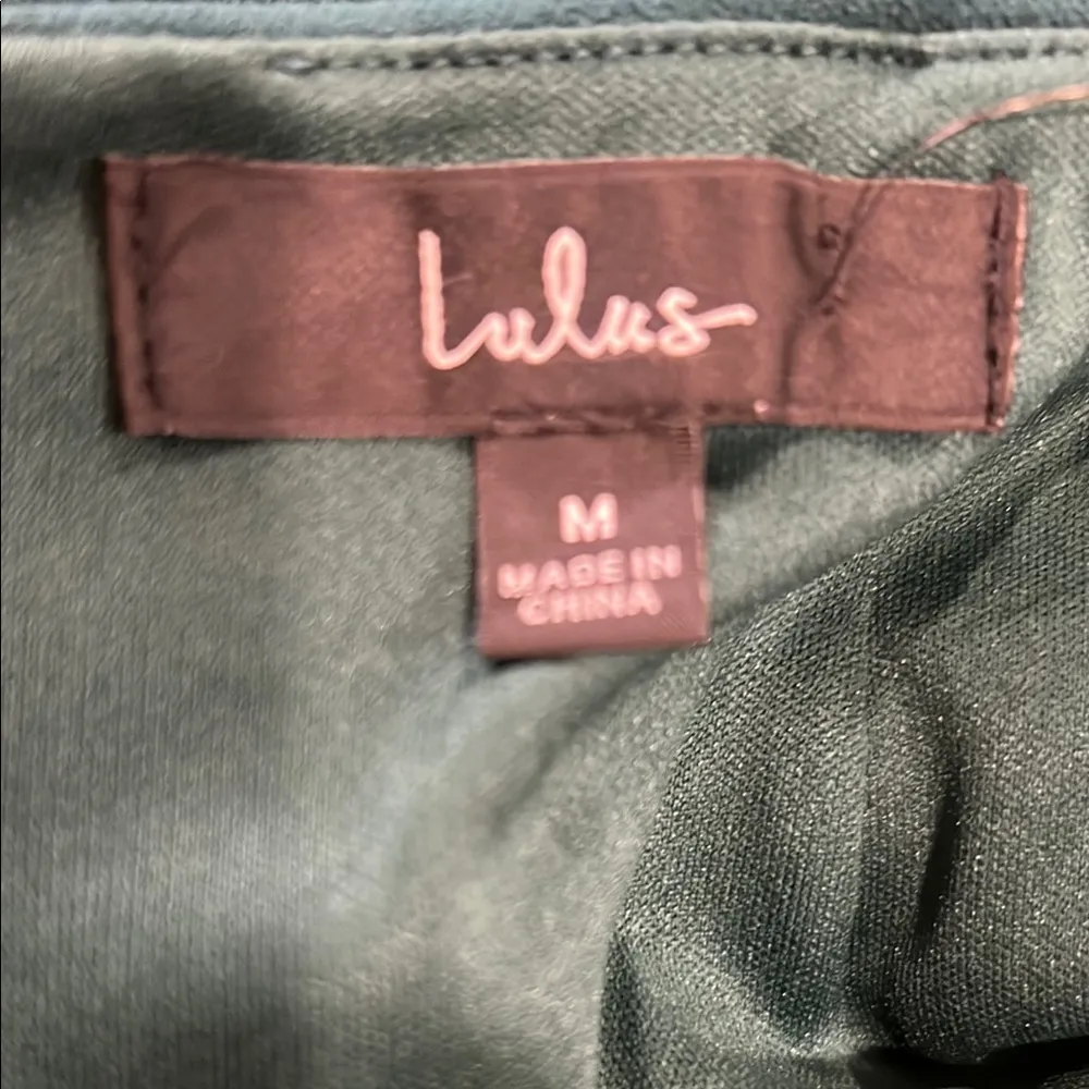 Lulus Never Look Back Hunter Green backless midi dress size medium NWT - Image 15