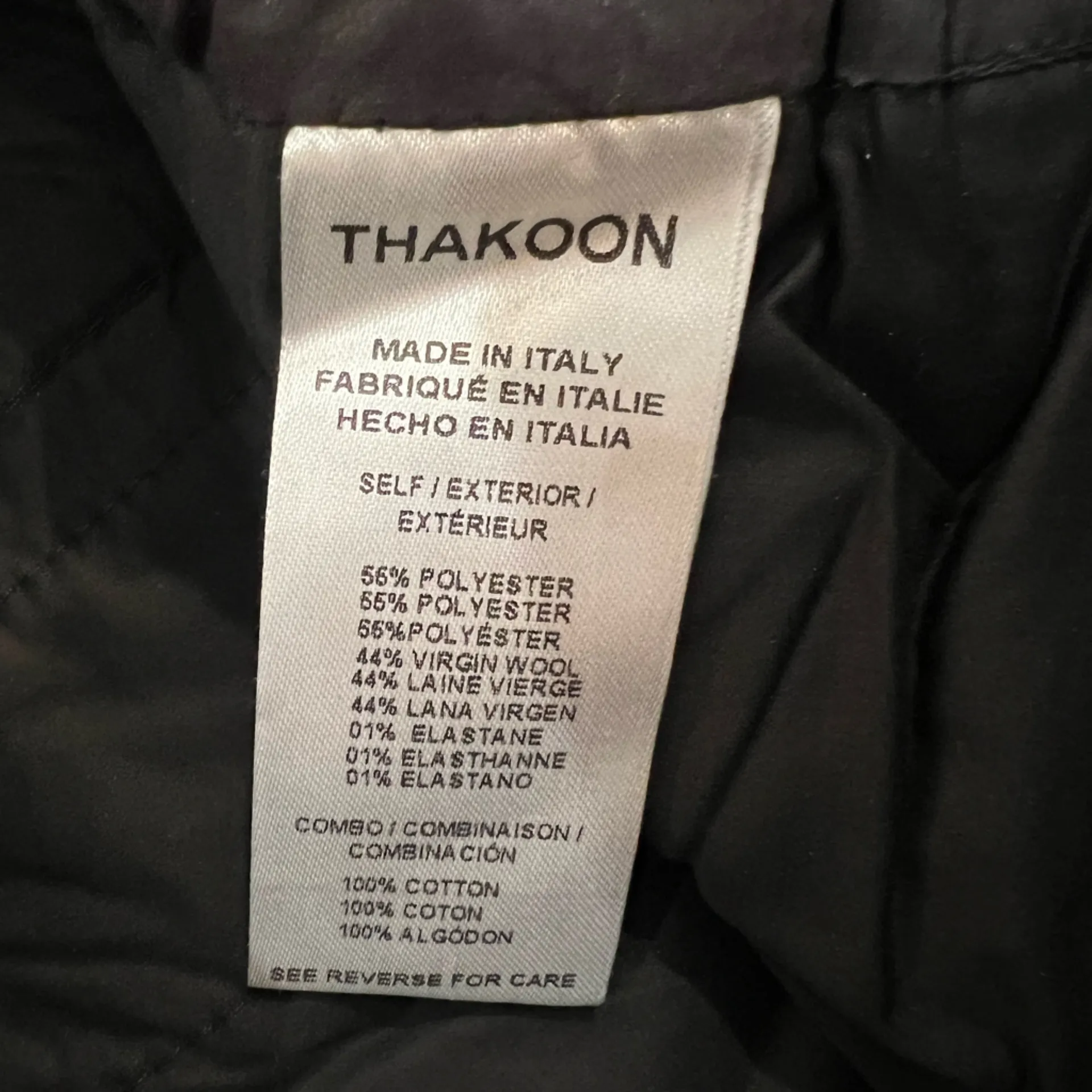 Thakoon Brown Houndstooth Smocked waist Wide leg Size 4 Made in Italy NWT Black - Image 15