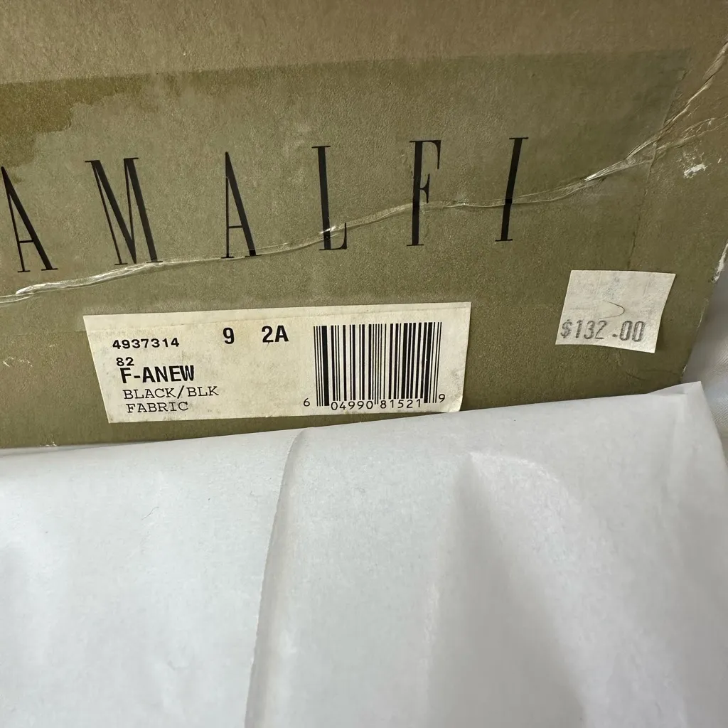 Amalfi vintage 90’s made in Italy Black Women's Heels Size 9 - Image 7