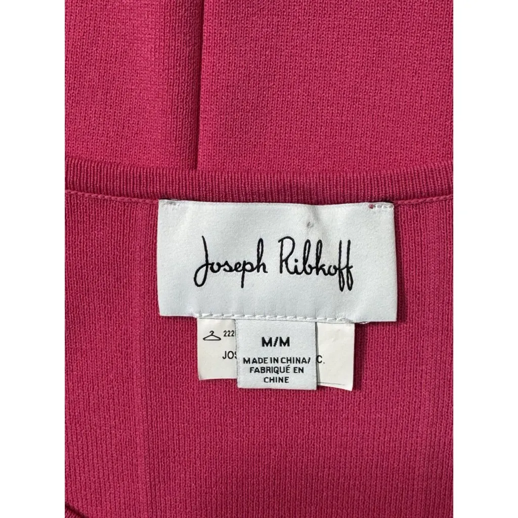 NWOT Joseph Ribkoff Womens Top M Pink Short Sleeve Sweater Set OG Price $215 - Image 8