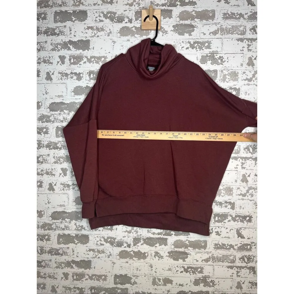Aerie | women maroon cowl neck pullover - Image 5