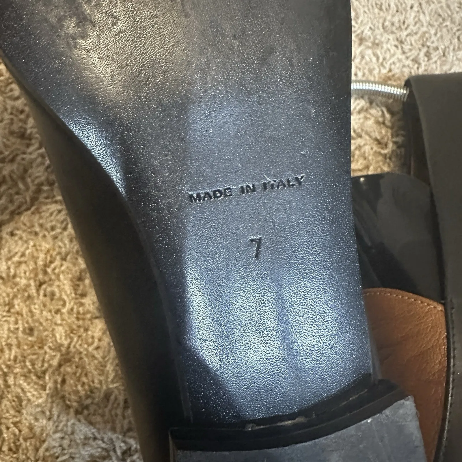 Everlane The Modern Point Black Brown Leather Loafers Flats Shoes ITALY Womens 7 - Image 10