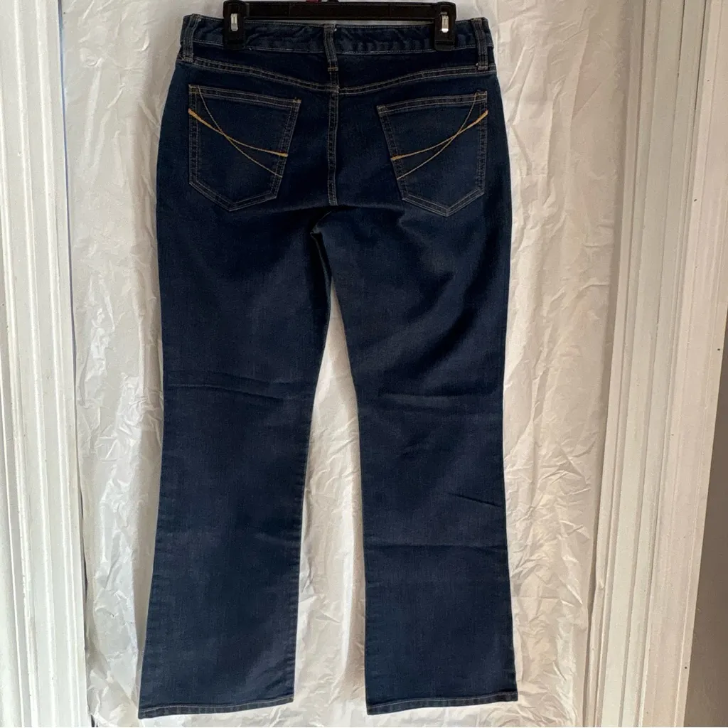 Gap Curvy Flare Jeans Womens Size 8/29 Stretch Dark Wash Everyday Comfortable - Image 2