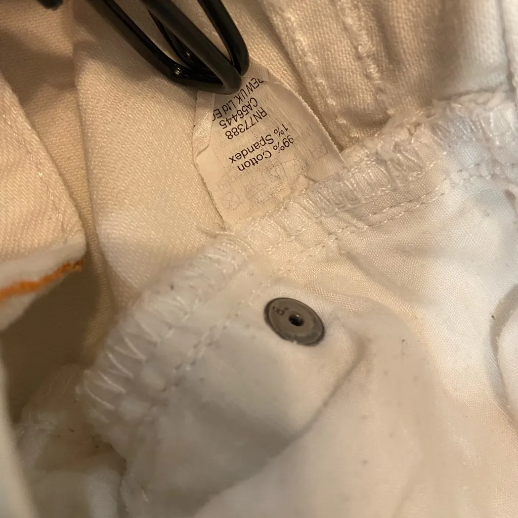 J. Crew Size 5 White Cotton Stretch Matchstick Straight Leg Denim Jeans - Image 10