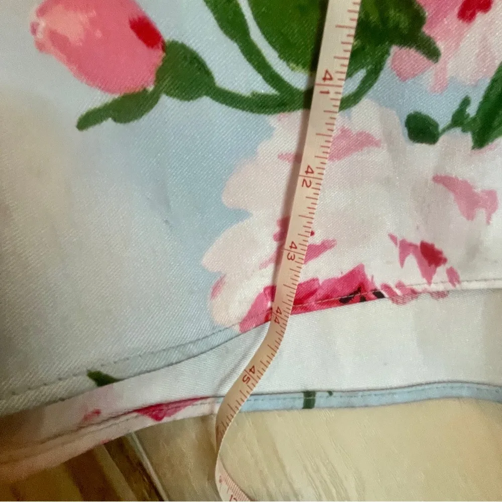 Bee Darlin Floral Skirt Blue Lace Top Two Piece Prom Bridesmaids Dress size 7/8 - Image 13