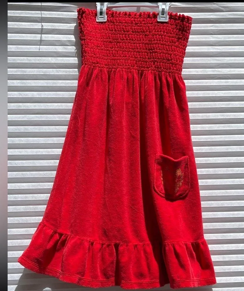 Juicy Couture Color Cherry Pie Terry Tube Dress. Size Small. NWT ☀️🏝️👙 - Image 5