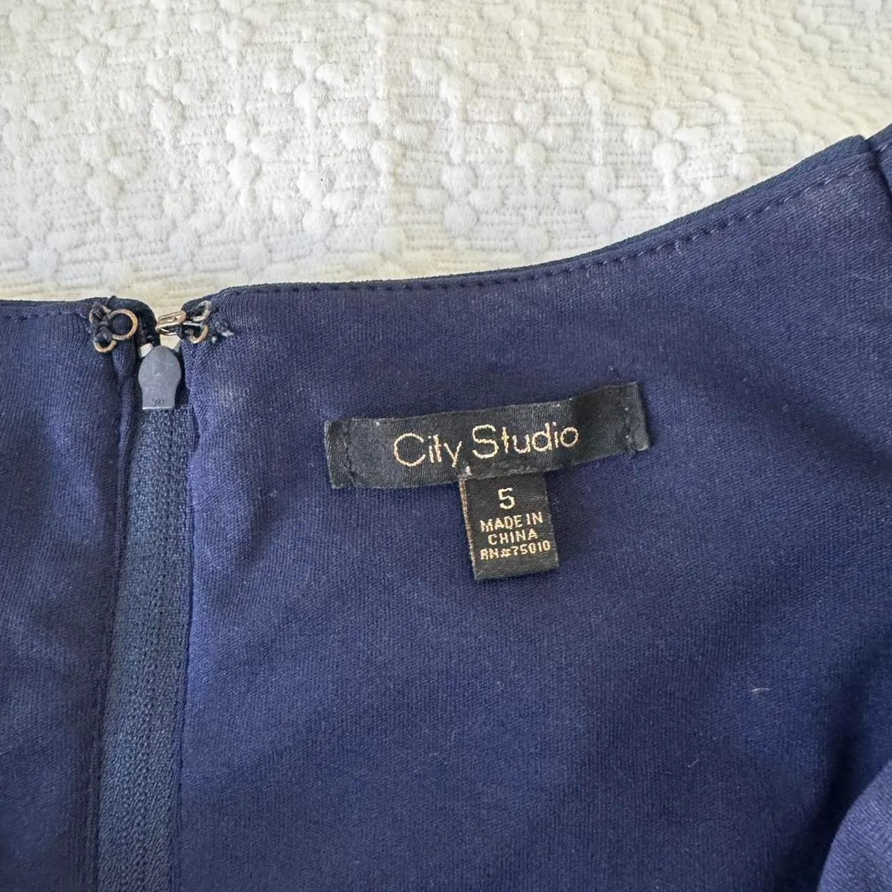 Navy Blue Dress - Image 3