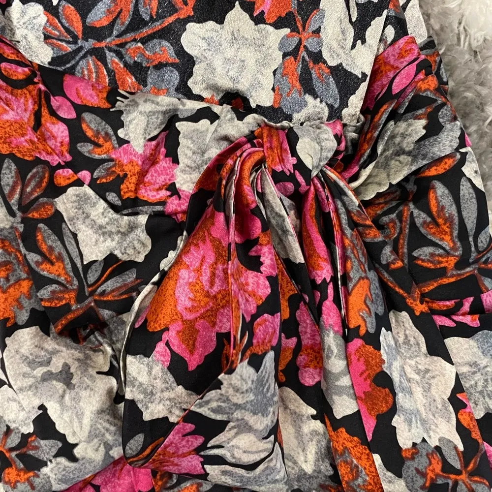 CINQ A SEPT - Whitney Satin Floral Dress - Image 11