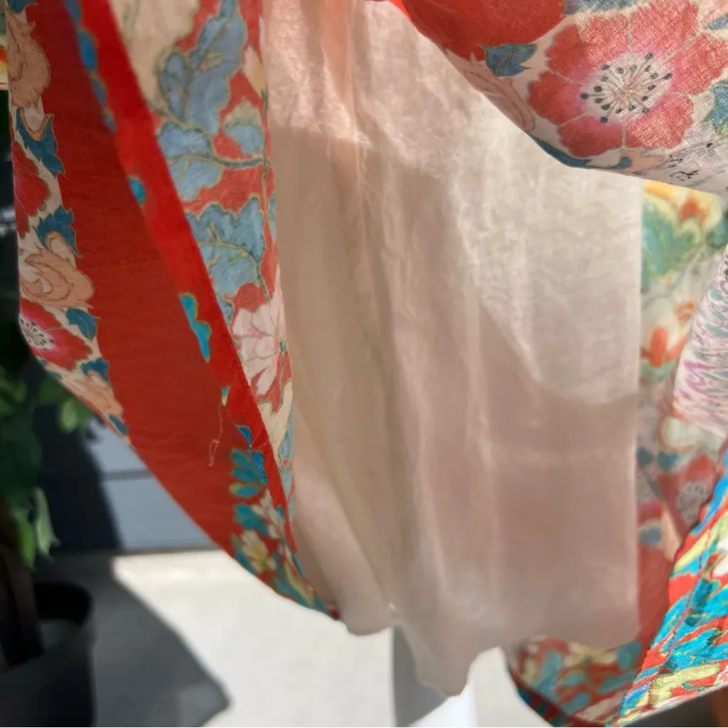 Johnny Was Cotton Floral Sleeveless Multicolor MIDI Dress - Image 7