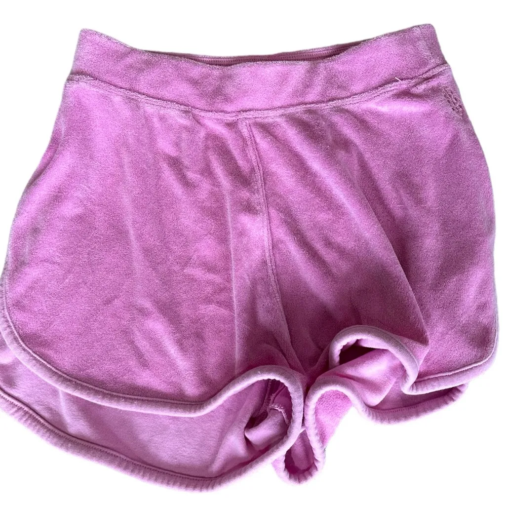 NWOT Free People Movement Catching Rays Pink Terry Cloth Shorts Size XS - Image 3