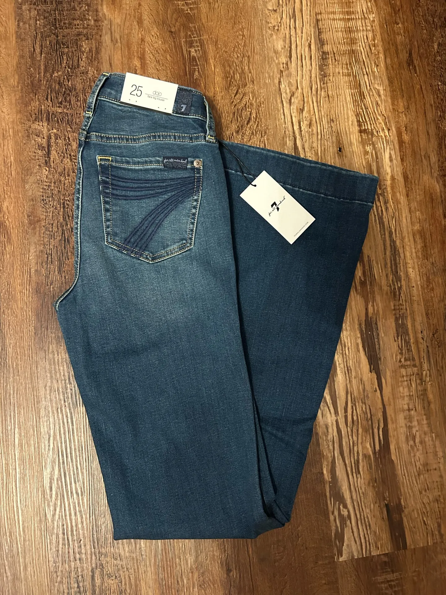 7 for all mankind dojo jeans 25 - Image 2