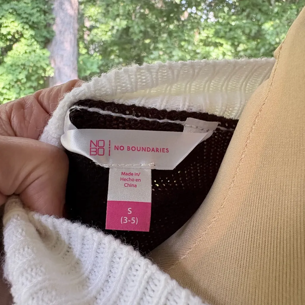 Christmas Sweater Red and Black Mini Dress - Image 3