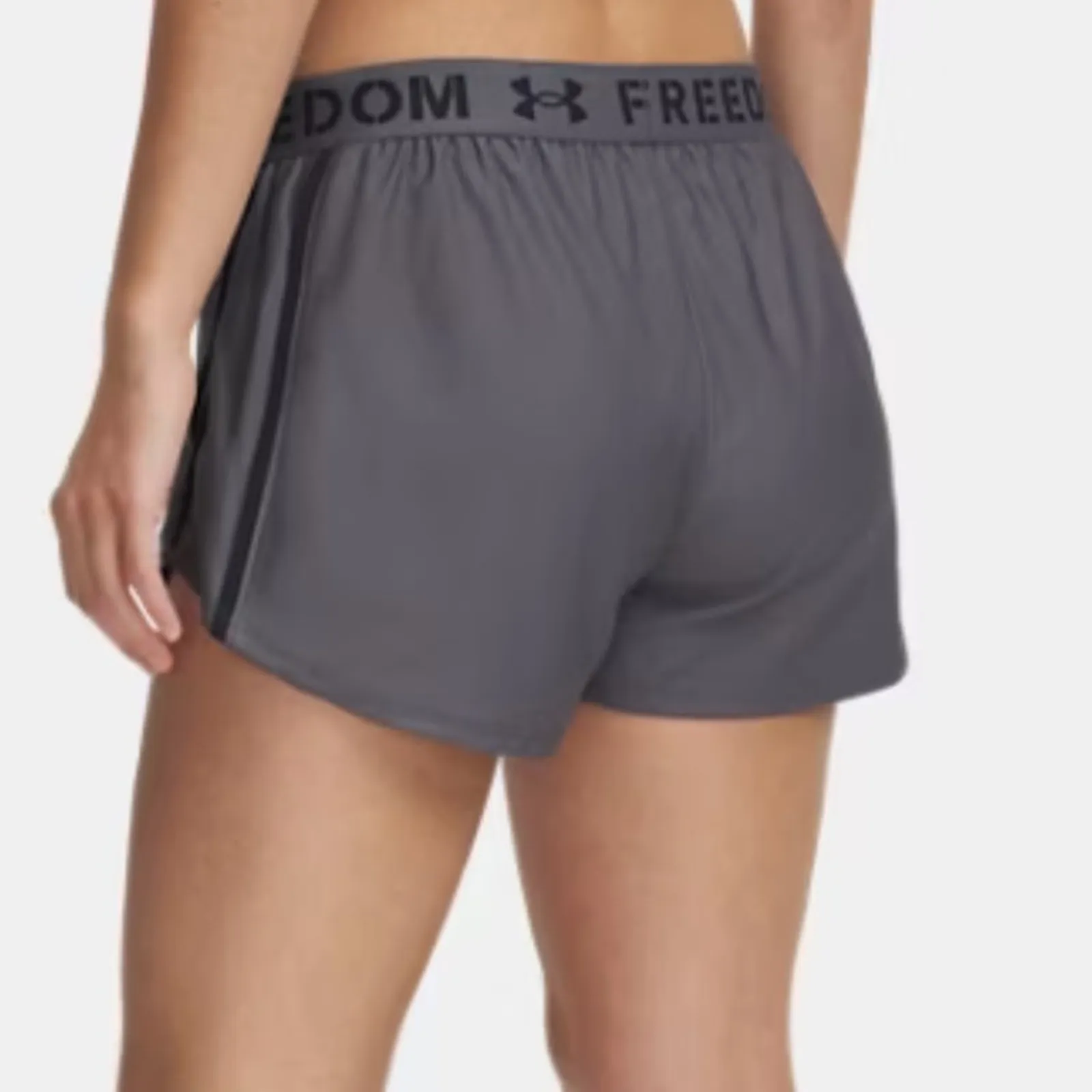 Under Armour Shorts Women’s Freedom Play Up Knit in Grey NEW with Tag W1669 Sz L - Image 3