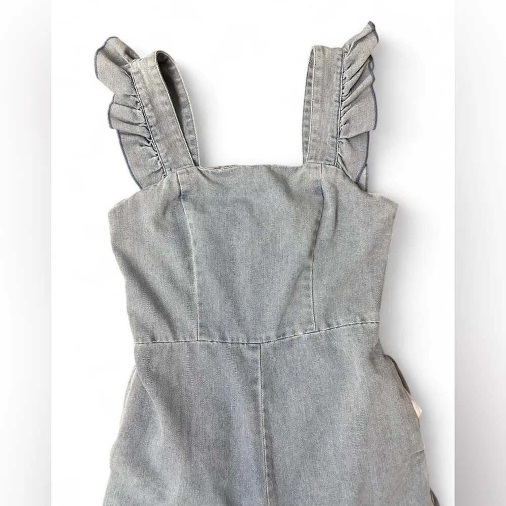 Fantastic Fawn Womens Denim Jumpsuit - Size Small - Image 3