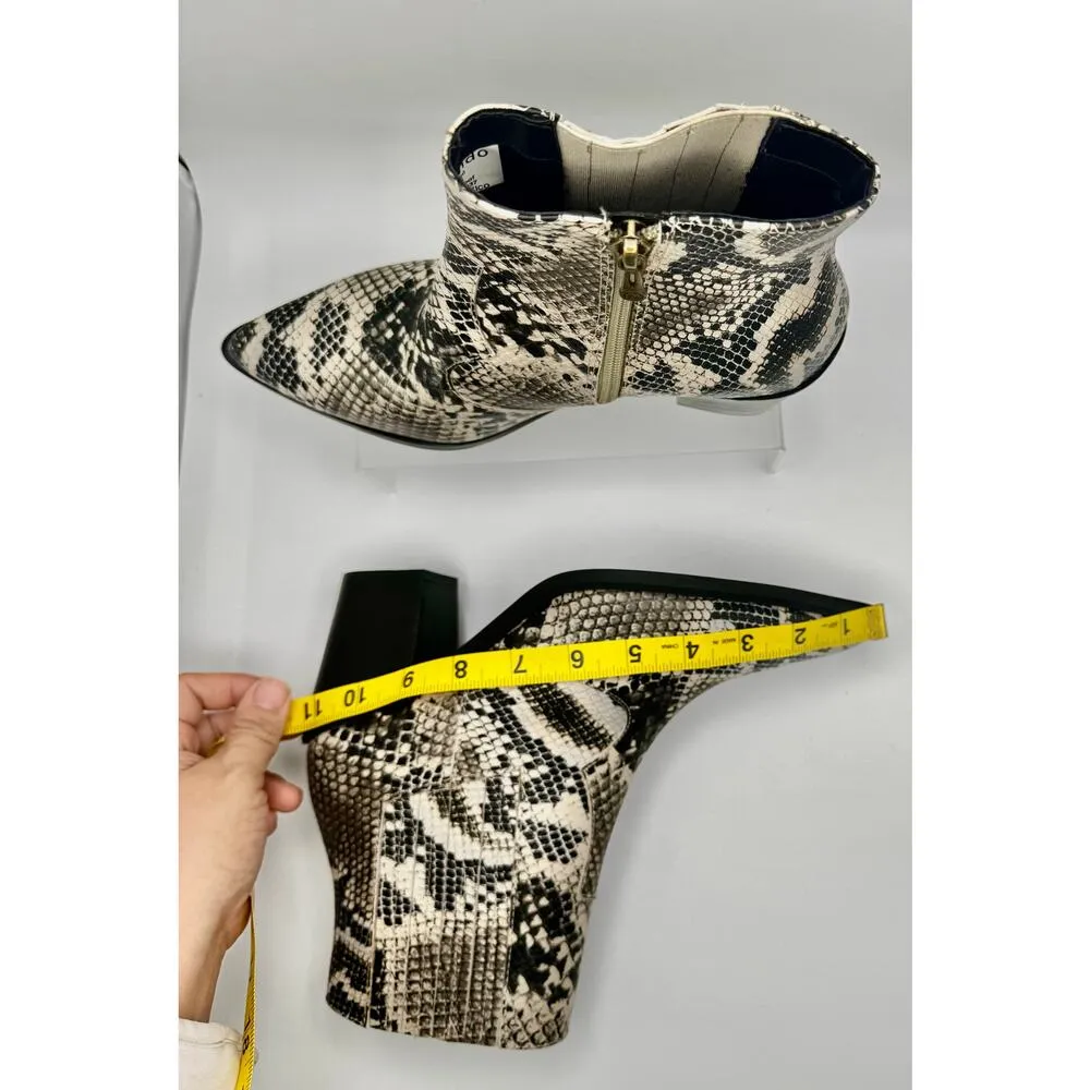 BLONDO western waterproof Elvina Bootie in Natural Snake 8.5 W - Image 6