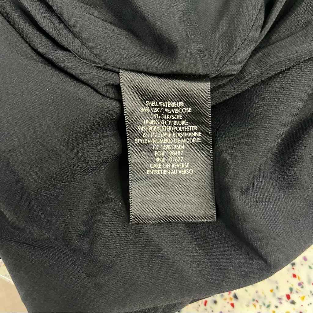 Alice Olivia Julietta Black Crushed Velvet Midi Slip Dress Size 0 90s Whimigoth - Image 5