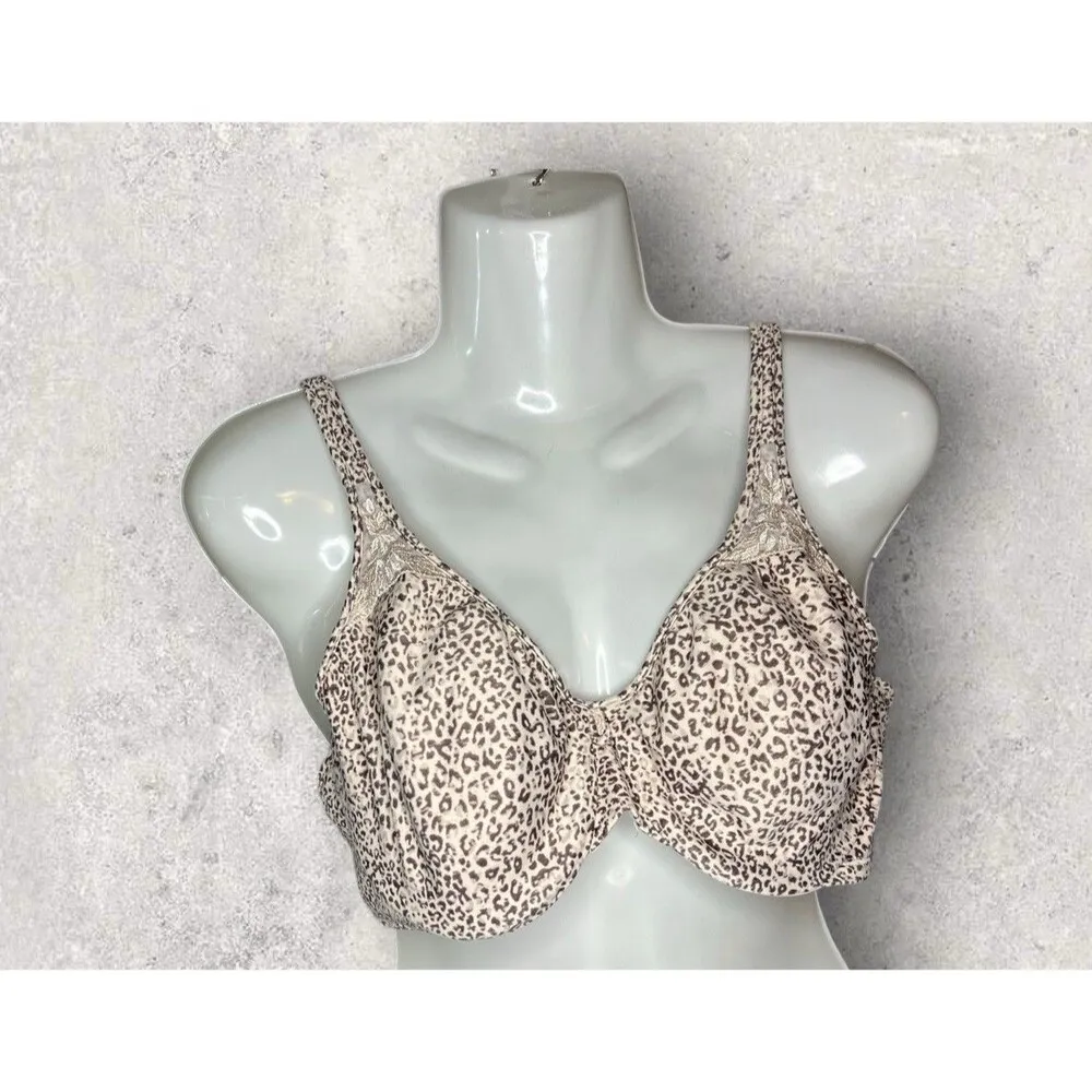 Bali Minimizer Bra 36D Satin Underwire Soft Cup Passion For Comfort 3385 Size undefined - Image 2