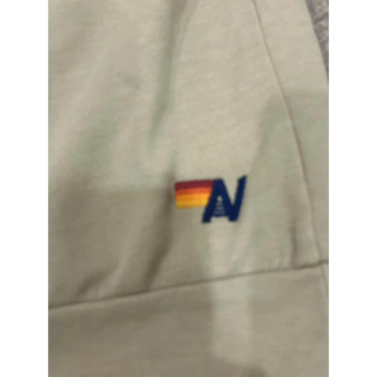 AVIATOR NATION Relaxed Bolt Graphic Crew Neck Long Sleeve Sweatshirt in Sand L - Image 6