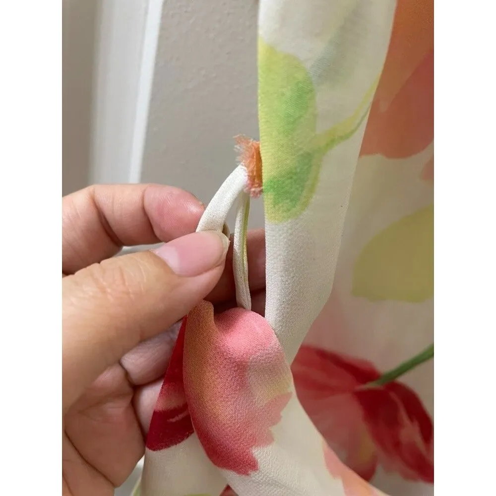 In Bloom Lingerie Cover Robe Floral Sheer L ROMANTIC FLOWERS EDGE Size L - Image 11