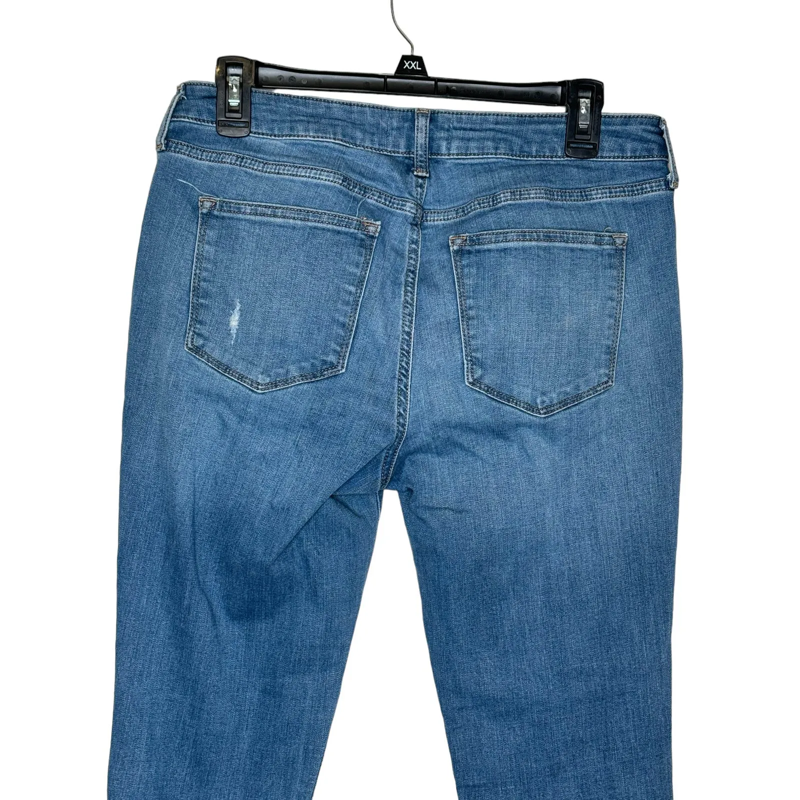 Sonoma Women's‎ Jeans Stretch Slim Straight Leg 5-Pocket Mid-Rise Denim Blue 30 - Image 8