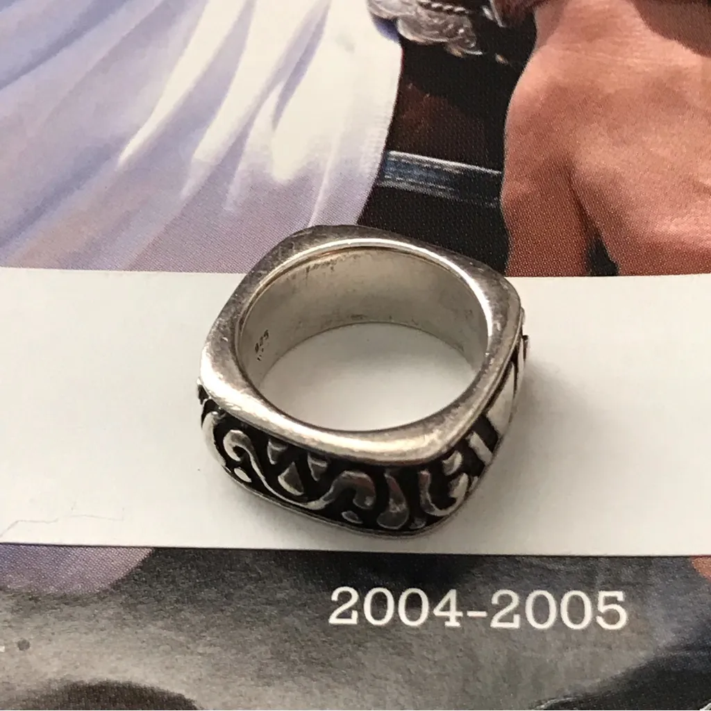 Silpada  Sterling Silver Square Ring Size 6 - Image 8