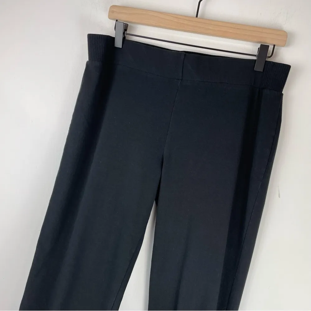 E.L.I J’envie Peruvian Pima Cotton Luxary Yarn Tapered Jogger Casual Pants Black Size L - Image 12