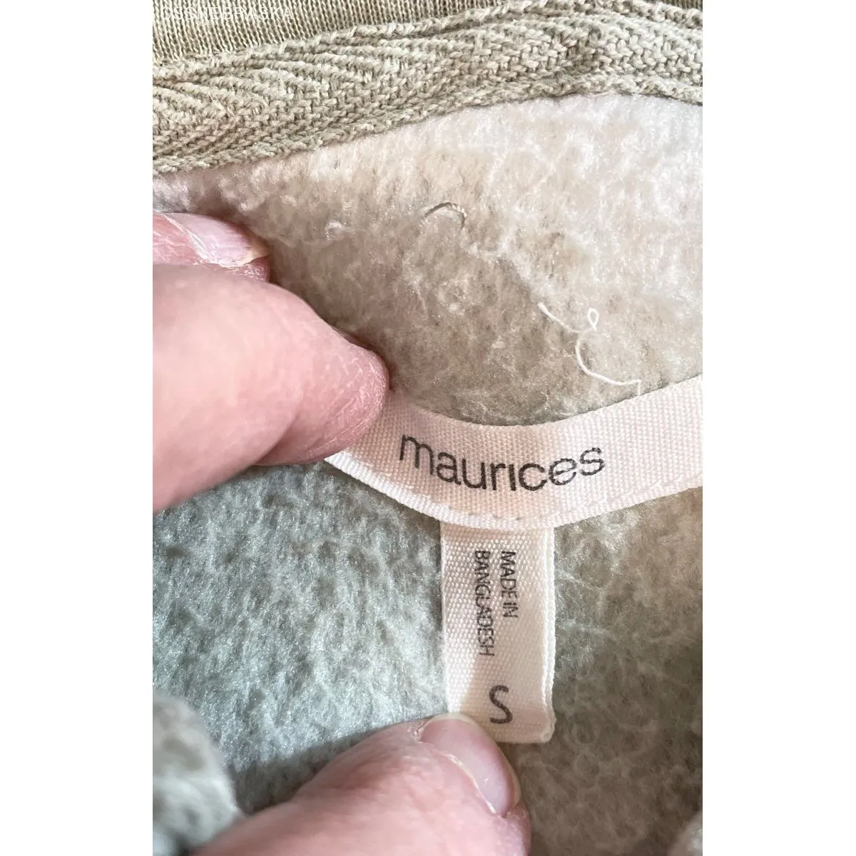 Maurices Gray Women's Long Sleeve Athletic Hoodie - Size Small‎ - Image 5