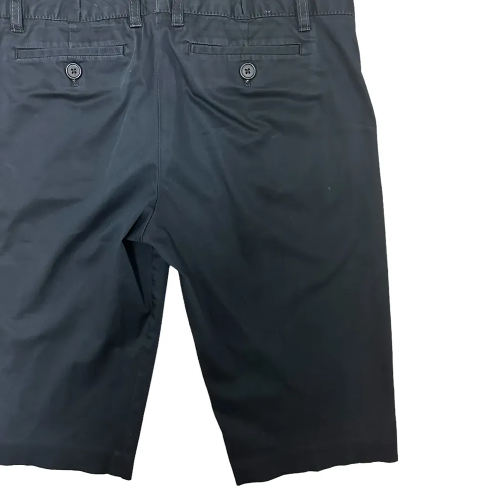 GAP Cropped Bermuda Straight Shorts Size 6 Dark Blue - Image 11