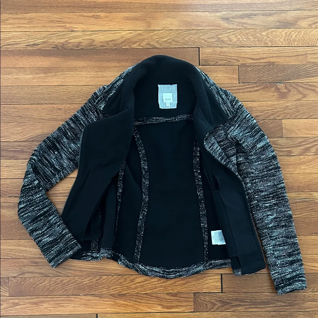 Bench Black and Gray Knit Cardigan - Image 3