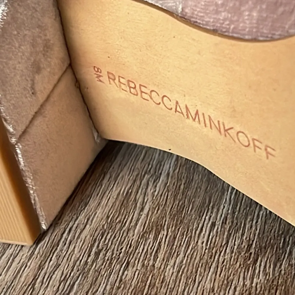 Rebecca Minkoff Ivonne Smooth Velvet Sandals Size 8 Medium - Image 10